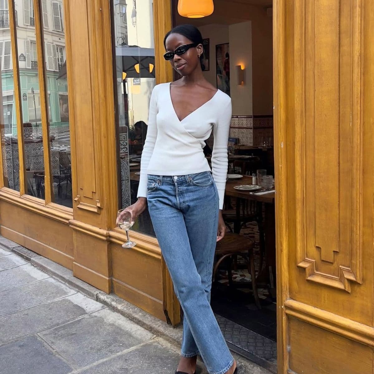  The Best White Tops to Wear With Your Jeans This Spring, Period 