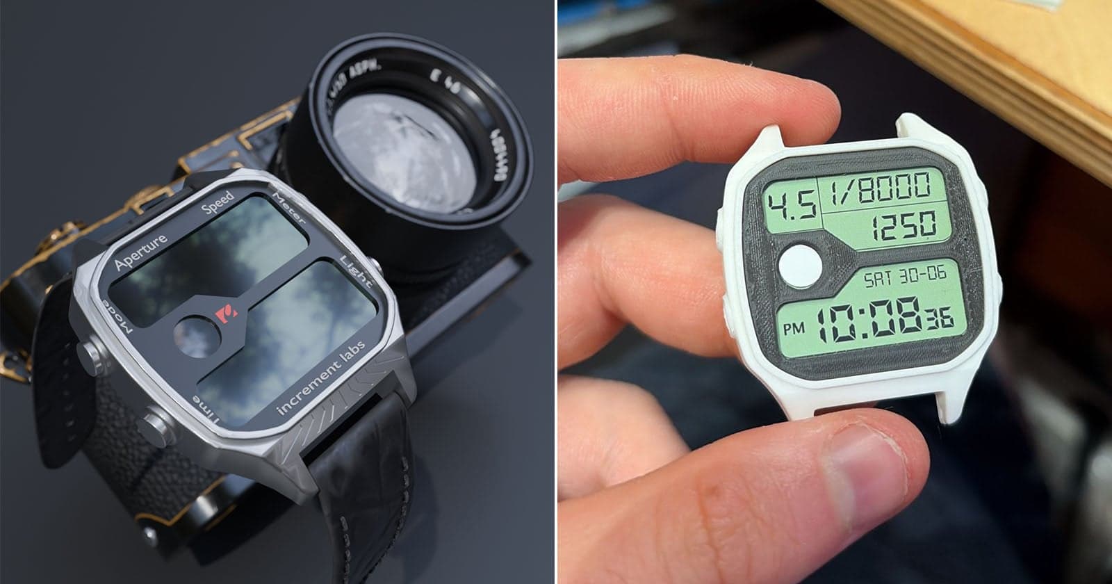 This Wristwatch for Photographers Features a Built-In Light Meter
